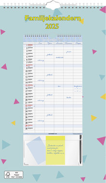 Familjekalender 5 kolumner Helår FSC